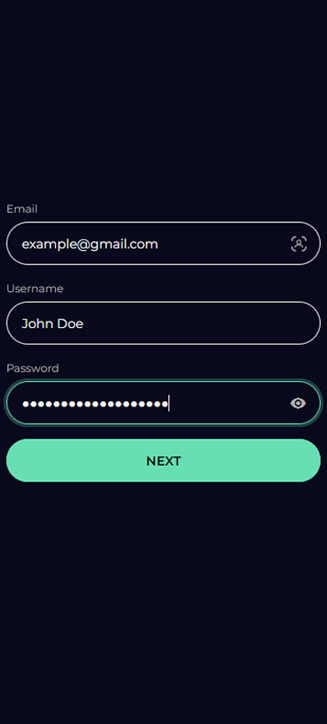 YoYospins registration process on mobile